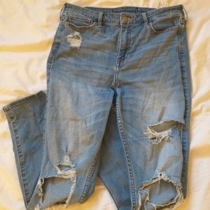 Hollister ripped jeans